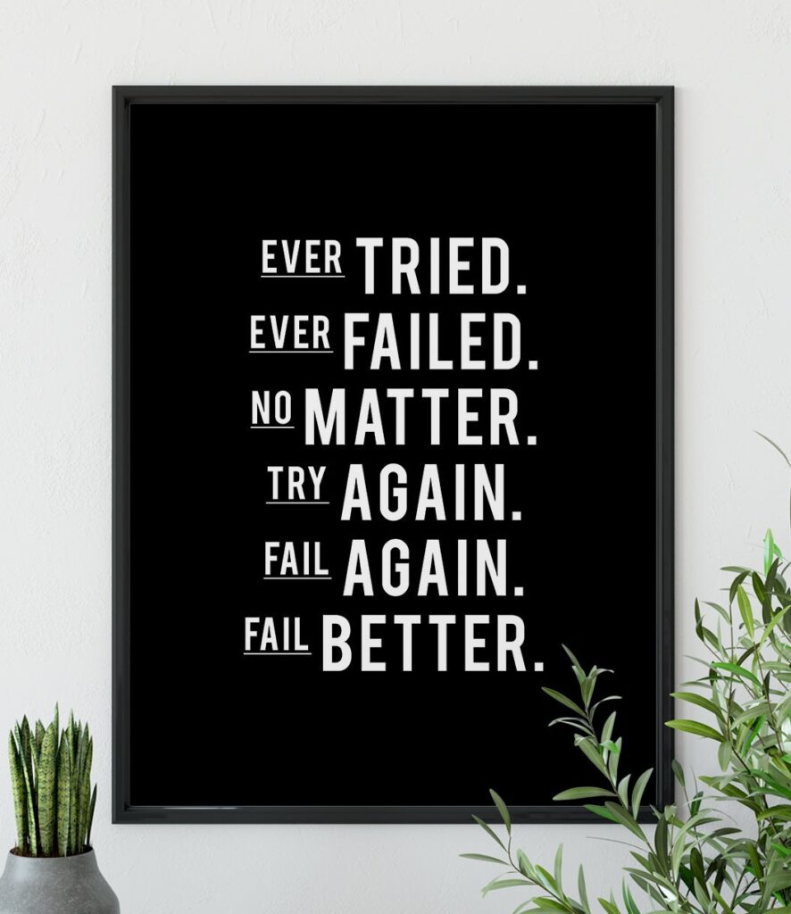 Try. Fail , and get success